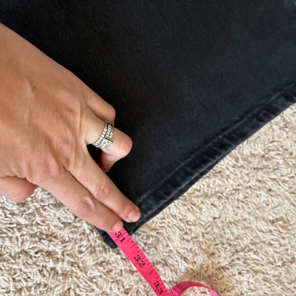 NWT Universal Thread High Rise Flare Leg Jeans Dark Denim Black Women's 16 R - Picture 8 of 8